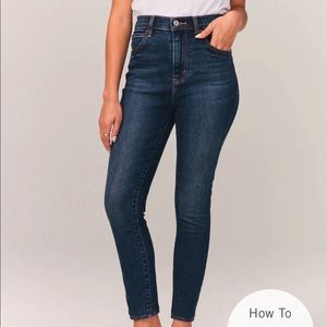 Abercrombie High Rise Super Skinny Ankle Jeans